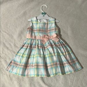 Carter's Green and Pink Sleeveless Sundress